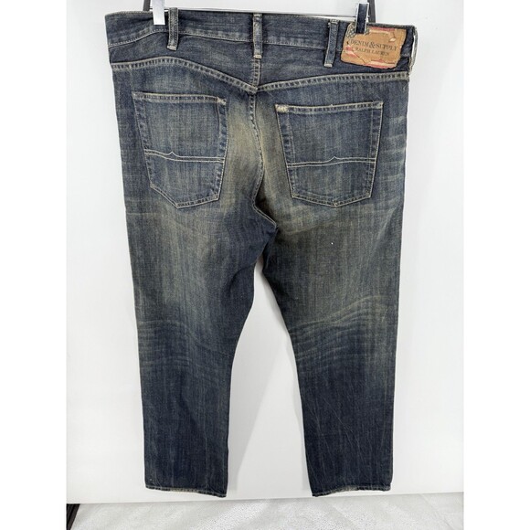 Denim & Supply Ralph Lauren Jeans Men 38 X 32 Medium Dark Wash Flag - Picture 2 of 3